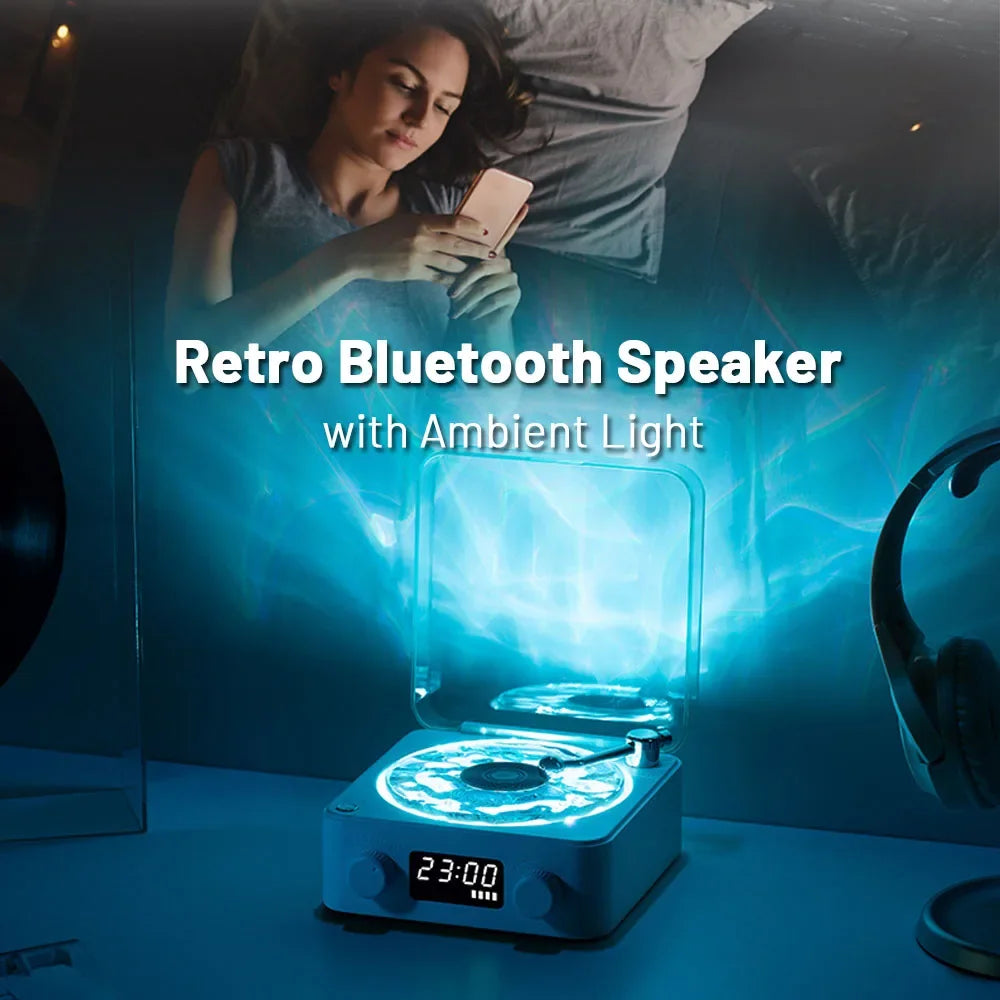 Retro Vinyl Bluetooth Speaker